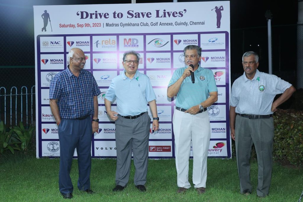 Dr Sunil Shroff with Senior members of Madras Gym Khan club.