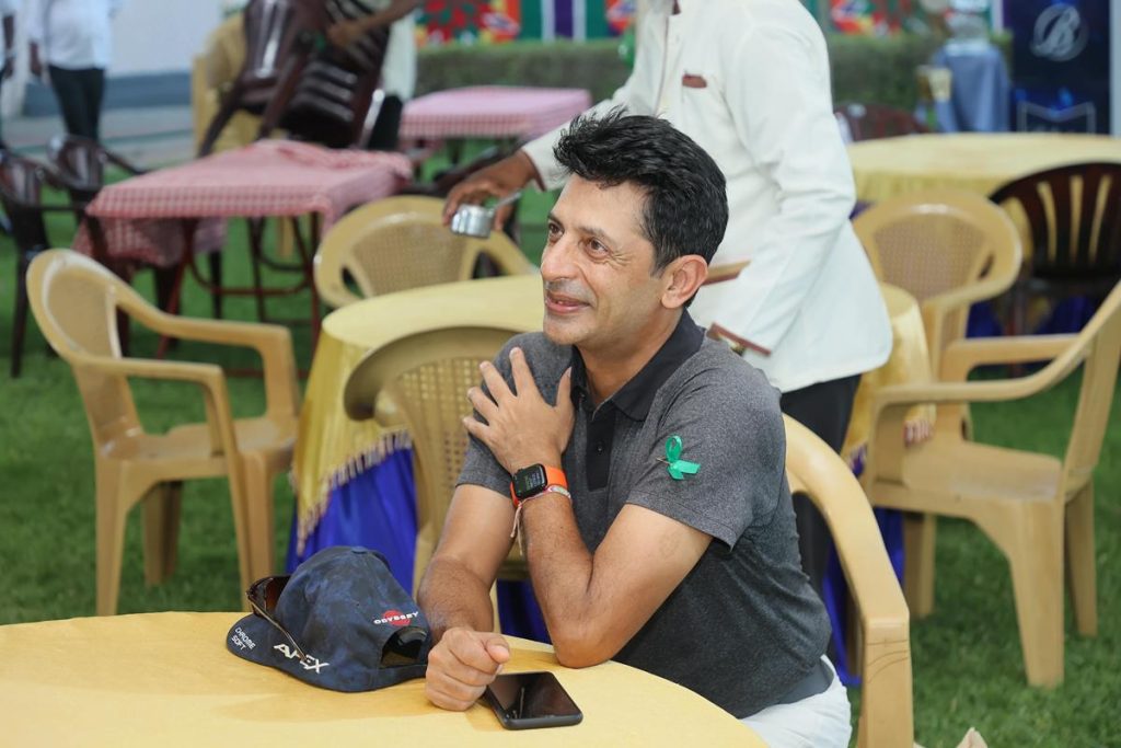 Heart receipient-Mr Karhun Nanda -Relaxing post event